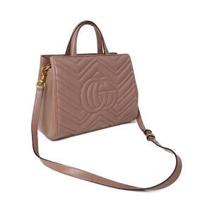 Gucci GG Marmont Top Quilted Handle Bag